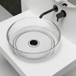 Waskom 45 cm – transparant – modern