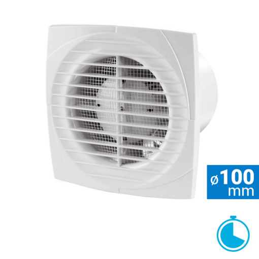 Badkamer ventilator timer 100 mm Lite