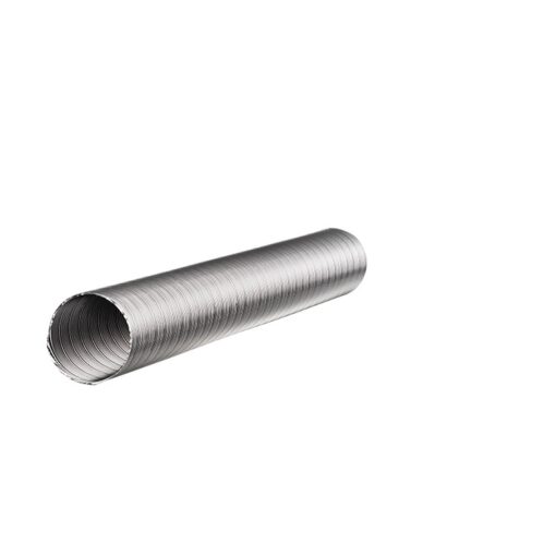 Semi-flexibele afvoerslang aluminium Ø 100 mm 2,5 meter