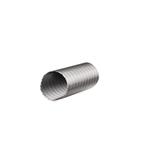 Semi-flexibele aluminium afvoerslang Ø 125 mm 1 meter