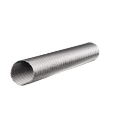 Semi-flexibele aluminium afvoerslang Ø 125 mm 2,5 meter