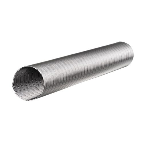 Semi-flexibele aluminium afvoerslang Ø 150 mm 2,5 meter