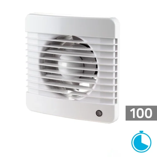 Badkamer ventilator timer 100 mm Basic