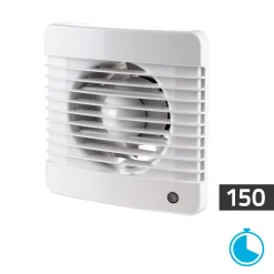 Badkamer ventilator timer 150 mm Basic
