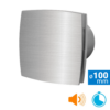 Badkamer ventilator timer ø100 mm aluminium Silent