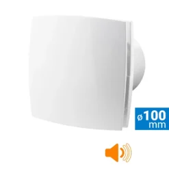 Badkamer ventilator stil aan/uit Ø100 mm