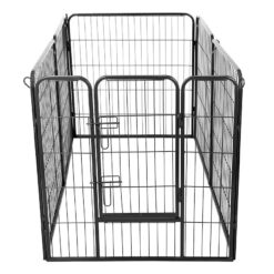 Puppyren 60 cm hoog – 156×78 cm – 6-delig met deur
