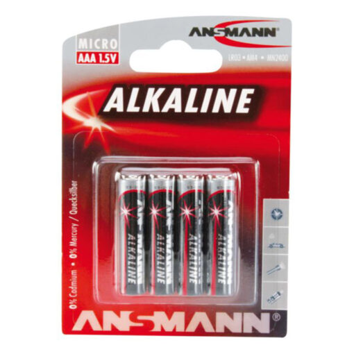 Alkaline batterij AAA – 4 stuks