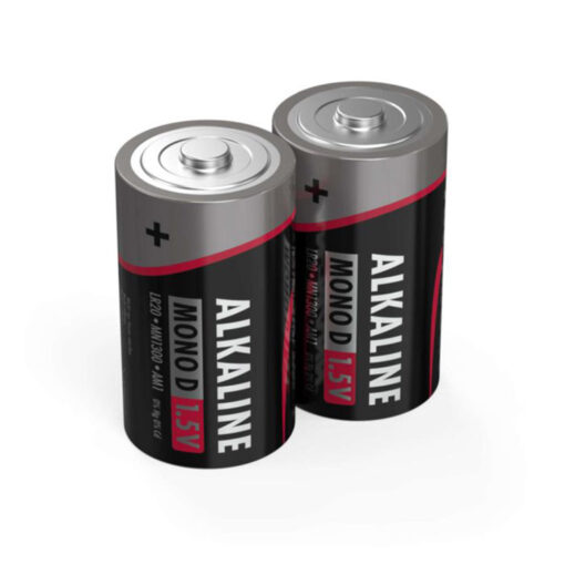 Alkaline batterij D – 2 stuks