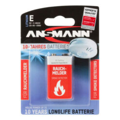 Rookmelder batterij 9 volt – 10 jaar levensduur