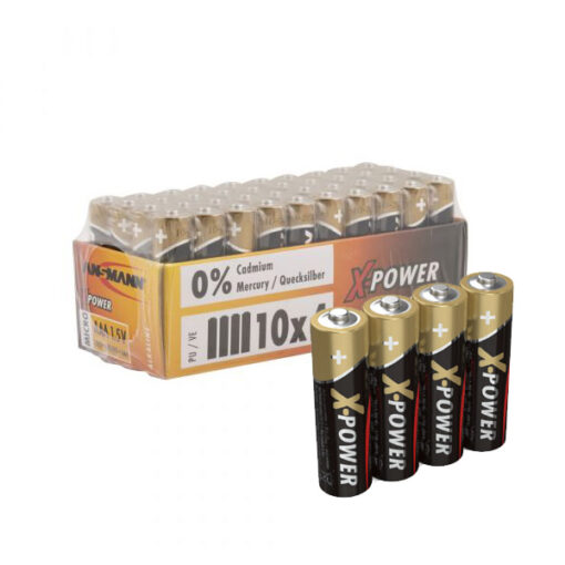 Alkaline batterij AA – voordeeldoos: 40 stuks