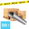 BULK 100x Slang flexibel aluminium Ø 100 mm 1 meter