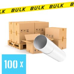 BULK 100x Rondkanaal Ø 100 mm luchtbuis telescopisch 300-500 mm