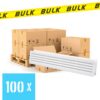 BULK 100x Deurrooster wit 453×90 mm